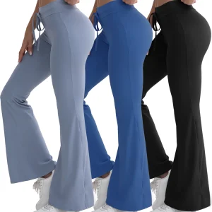 3pcs Women's High-Waisted Yoga Workout Pants