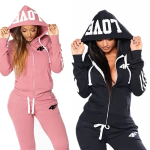 Women's Tracksuit Hooded Sweatshirts Sweatpants