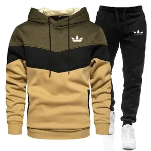 Suit Men's Fashion Hoodie Brand Pants