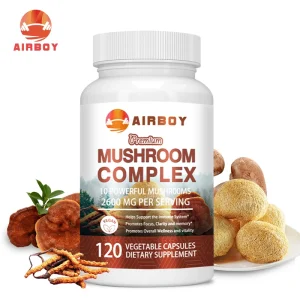 Mushroom Complex Capsules - with Lions Mane,  Brain Supplemen